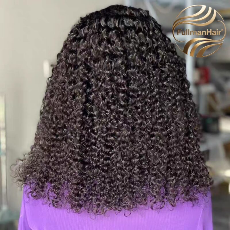 4*4 Swiss Lace SDD Pixie curl  200% Density 16"