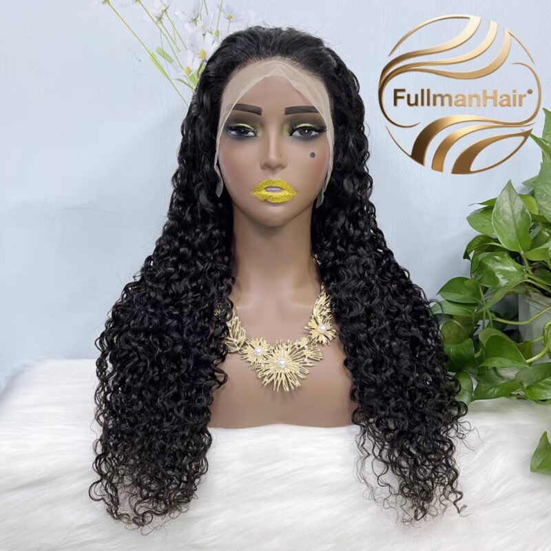 13*4 Swiss Lace SDD Water Curl 200% Density 34"