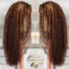 13*4 Swiss Lace SDD Water Curl 200% Density 34"