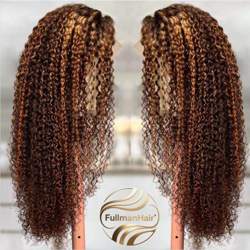 13*4 Swiss Lace SDD Water Curl 200% Density 34"