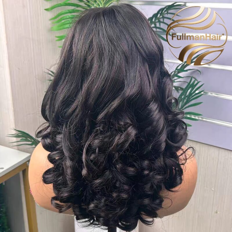 5*5 Swiss Lace SDD Bounce wig 200% Density 26"