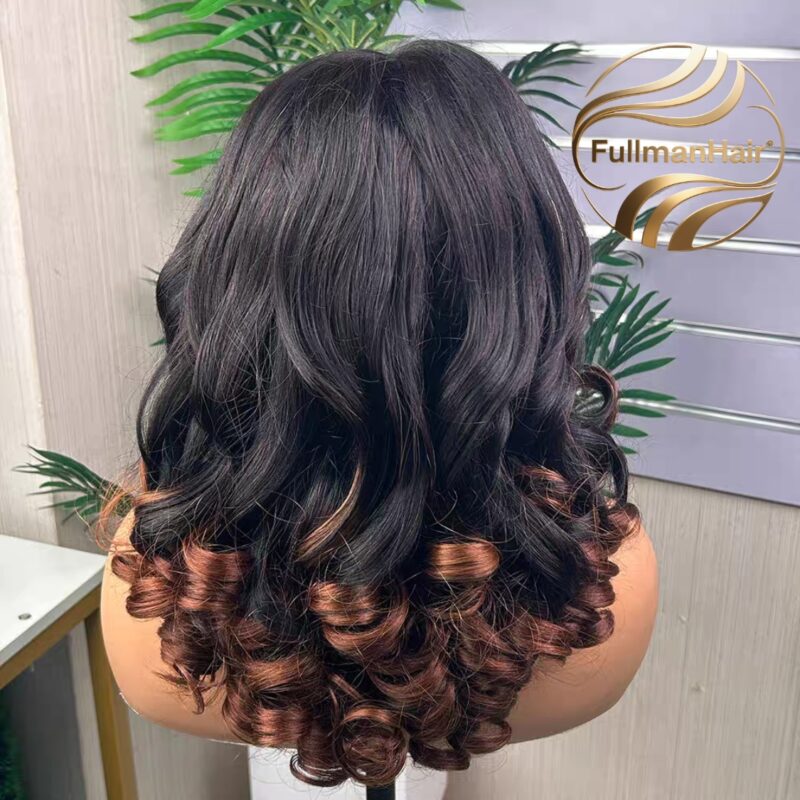 5*5 Swiss Lace SDD Bounce wig 200% Density 26"
