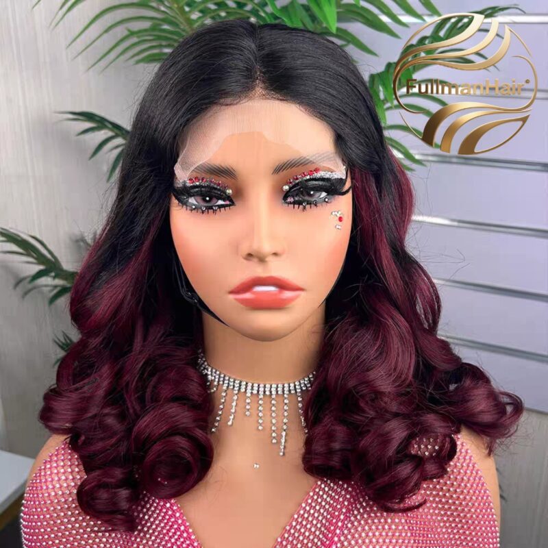 5*5 Swiss Lace SDD Bounce wig 200% Density 26"
