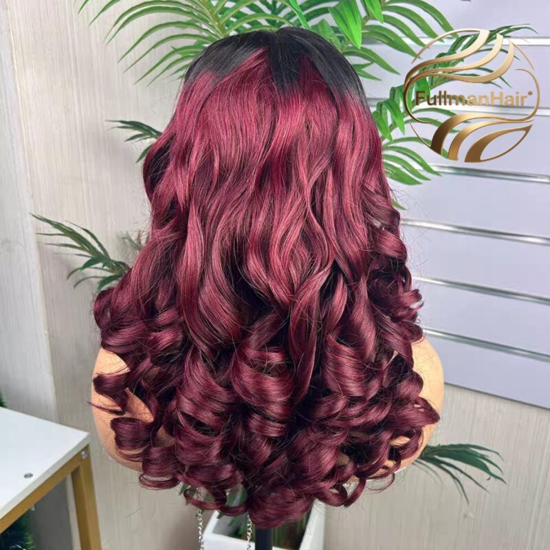 5*5 Swiss Lace SDD Bounce wig 200% Density 26"