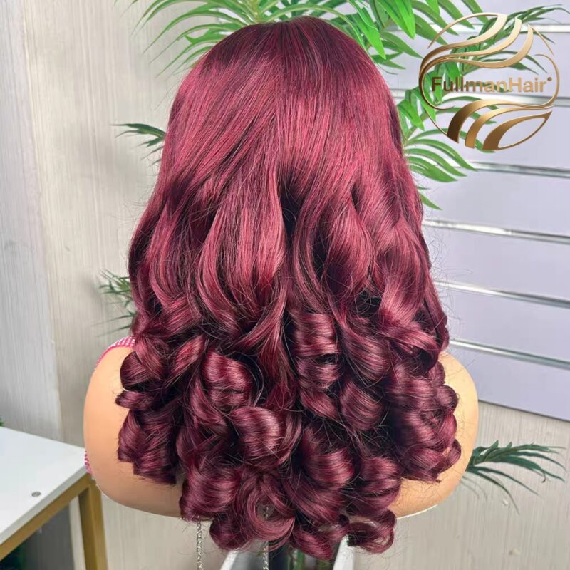 5*5 Swiss Lace SDD Bounce wig 200% Density 26"