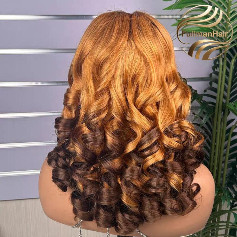 5*5 Swiss Lace SDD Bounce wig 200% Density 26"