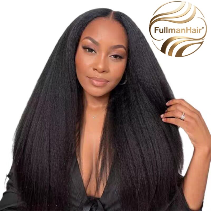 4*4  Swiss Lace SDD  long Yaki 200% Density 26 "