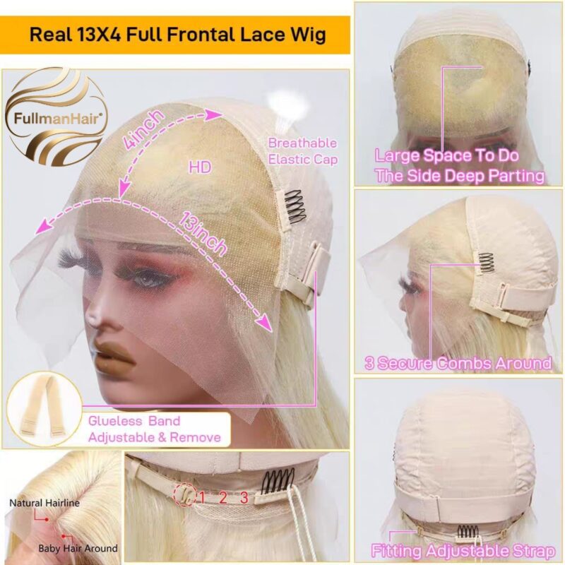 13*4 Swiss Lace SDD 613# BOBO 200% Density 16"