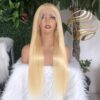 13*4 Swiss Lace SDD  613# Long Straigth Wig 200% Density 34"
