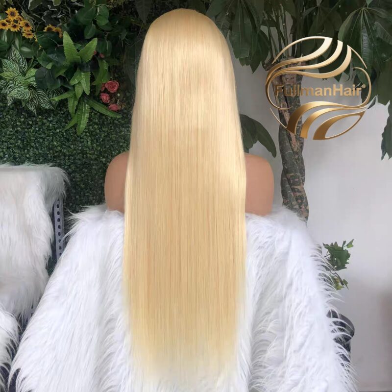 13*4 Swiss Lace SDD  613# Long Straigth Wig 200% Density 34"