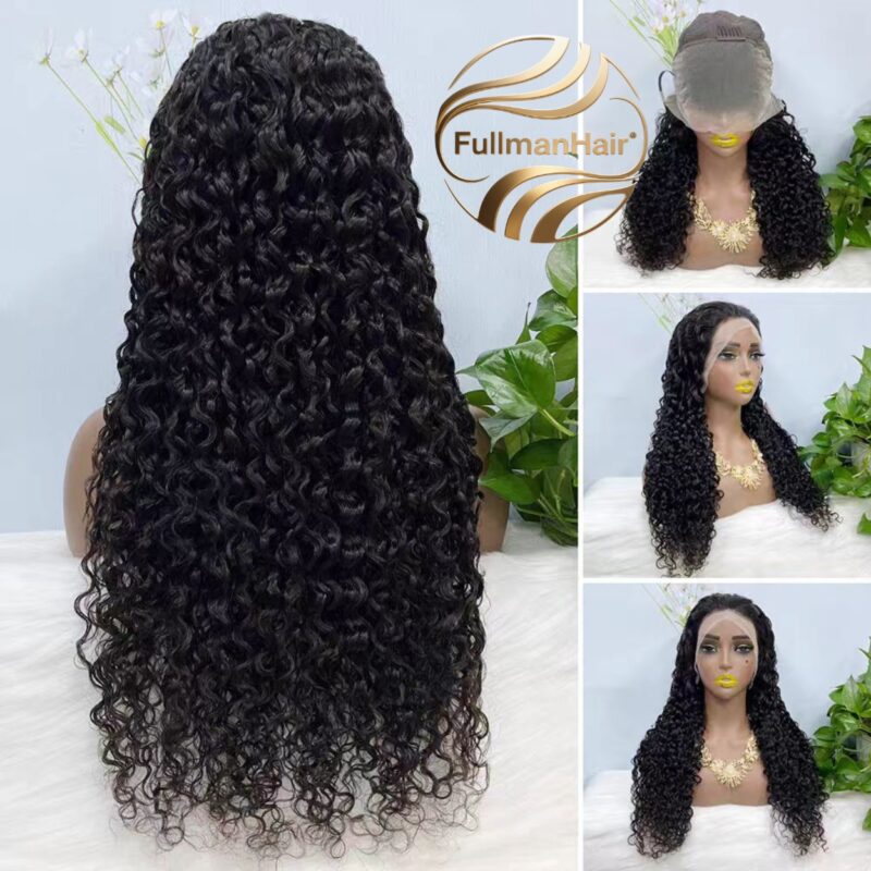 13x4 HD Lace 200% Density Natural Pixie Curly Wig 30 Inch