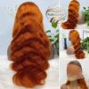 13x4 HD Lace full hair Wig - 30 Inch Body Wave, 200% Density 350# Color (Full Hair)