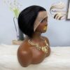 13x4 HD Lace 200% Density Natural BOBO Wig 10 Inch Full Hair